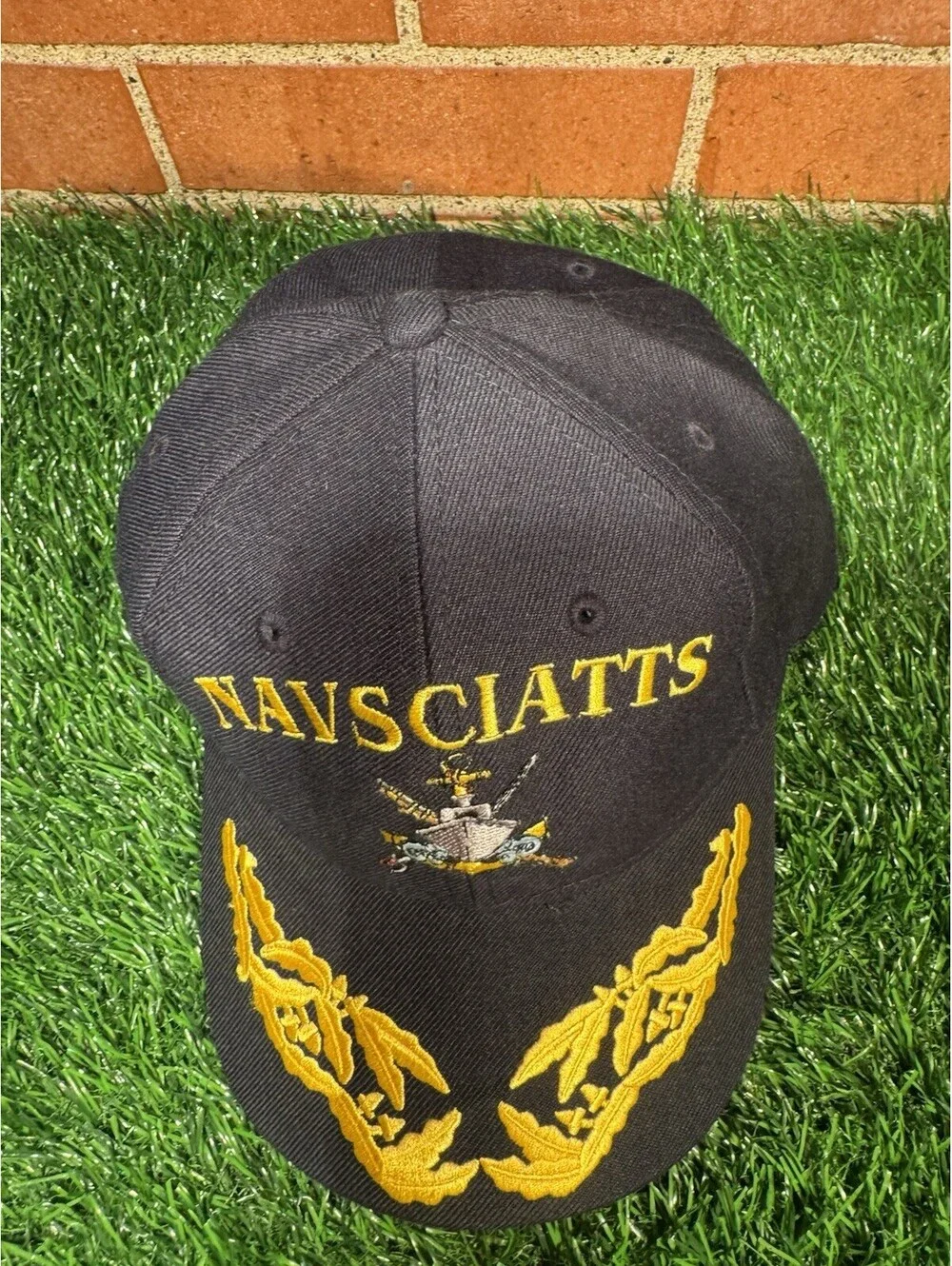 VTG 90’s NAVSCIATTS StrapBack Hat Naval Small Craft Instruction & Tech Training